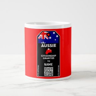 Australisches Citizenship Party Herzlichen Glückwu Jumbo-Tasse