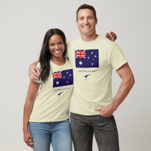 Australisches Day Flag Tshirt