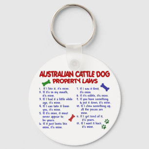 AUSTRALISCHES DOG-Eigentumsrecht "CATTLE DOG" 2 Schlüsselanhänger