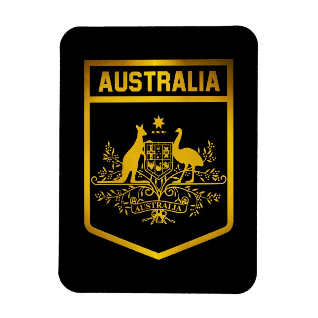 Australisches Emblem Magnet (Vertikal)