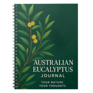 Australisches Eukalyptus-Journal: Naturinspiriert Notizblock