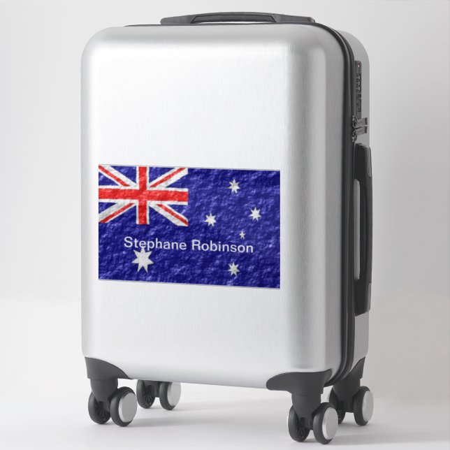 Australisches Flaggen-Design Aufkleber (Koffer)