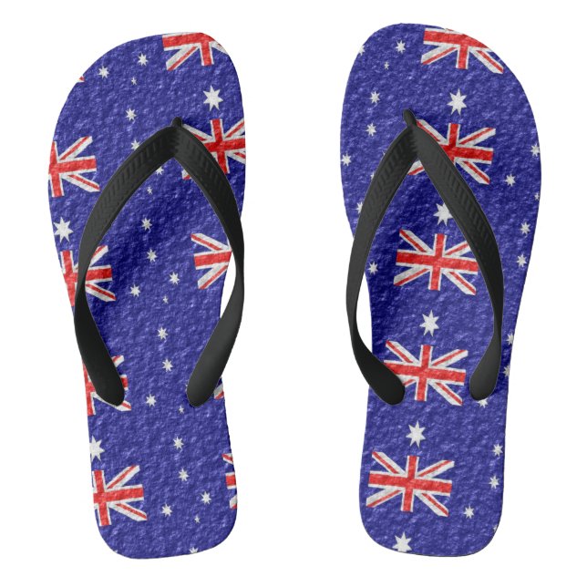 Australisches Flaggendesign Flip Flops (Fußbett)
