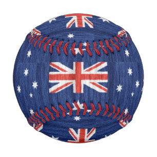 australisches Flaggendesign Thunder_Cove blau Baseball