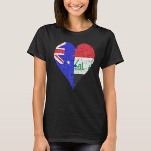 Australisches Flaggenherz T-Shirt