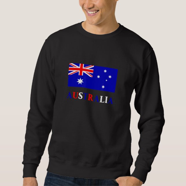 Australisches Flaggenland Australien Sweatshirt (Vorderseite)