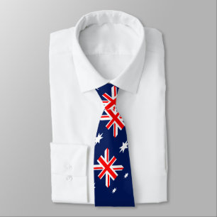 Australisches Flaggenmuster Krawatte