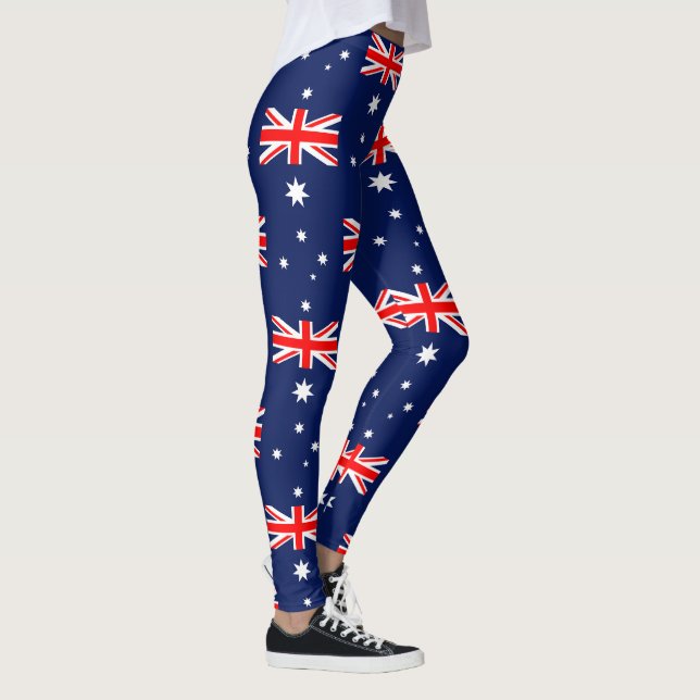 Australisches Flaggenmuster Leggings (Rechts)