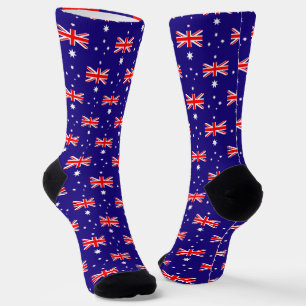 Australisches Flaggenmuster Zollsocken für die Cre Socken