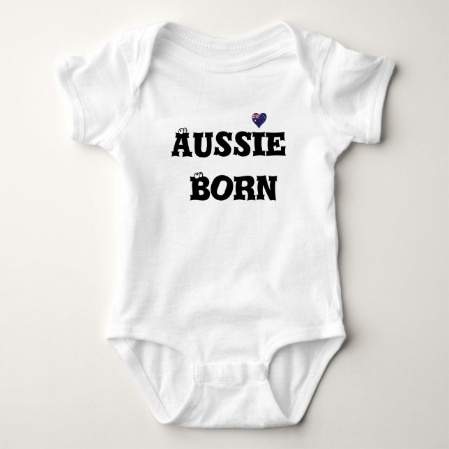Australisches geborenes T-Shirt (Vorderseite)
