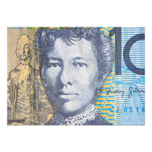 Australisches Geld Fotodruck