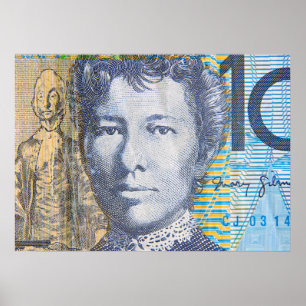 Australisches Geld Poster