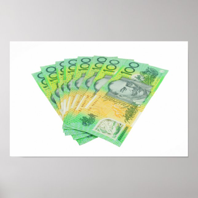 australisches Geld Poster (Vorne)