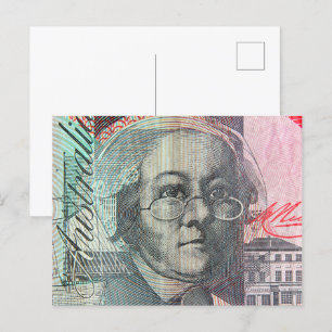 Australisches Geld Postkarte