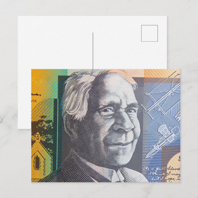 Australisches Geld Postkarte (Vorne/Hinten)