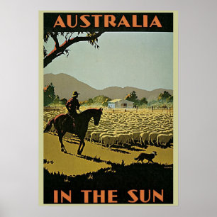Australisches Hinterland Poster