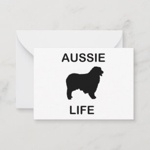 australisches Hirtenleben Mitteilungskarte