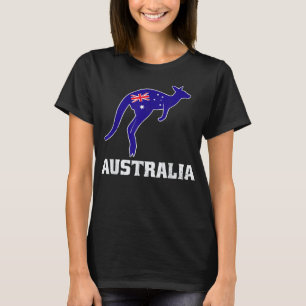 Australisches Kangaroo Shirt Australien Flagge Sou