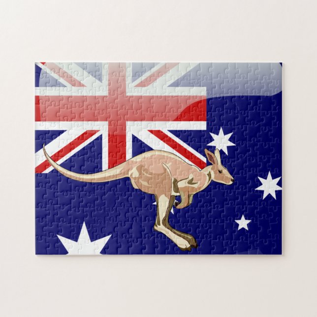 Australisches Känguru Puzzle (Horizontal)