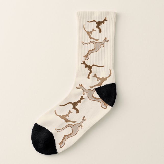 Australisches Känguru Socken (Links - Außen)