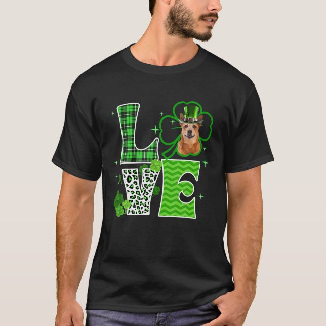 Australisches Kleeblatt Clover Irish St Patrick T-Shirt (Vorderseite)