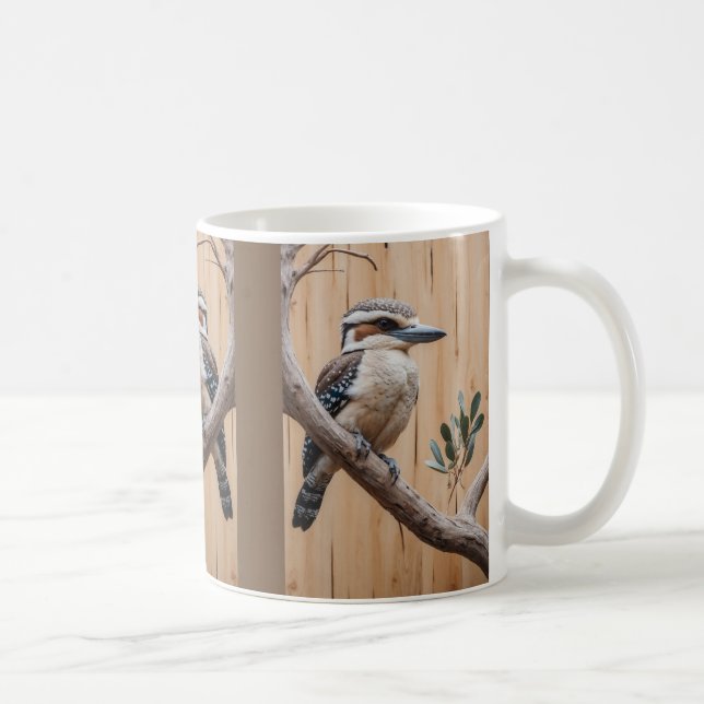 Australisches Kookaburra in einer Baumart Kaffeetasse (Rechts)