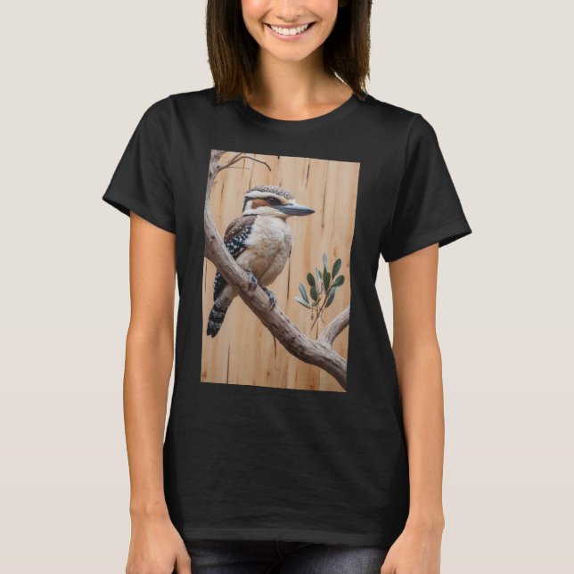 Australisches Kookaburra in einer Baumart T-Shirt (Vorderseite)