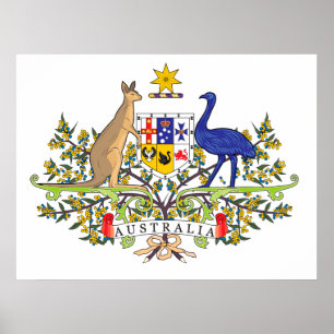 australisches Nationalemblem Poster