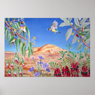 Australisches Outback Poster