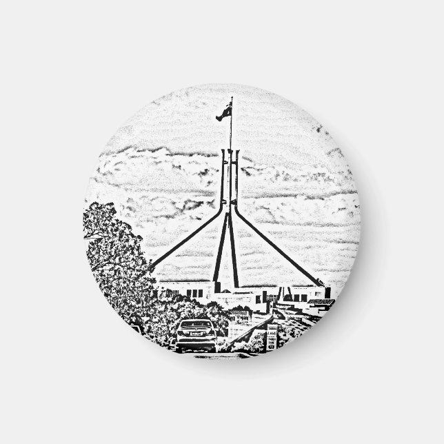 Australisches Parlament - Canberra Magnet (Vorne)