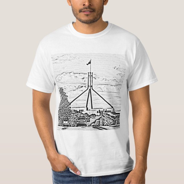 Australisches Parlament - Canberra T-Shirt (Vorderseite)