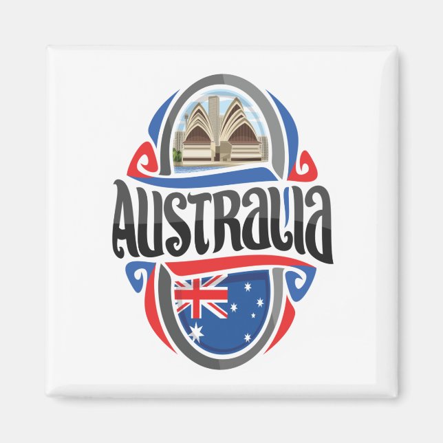 Australisches Proud Magnet (Vorne)