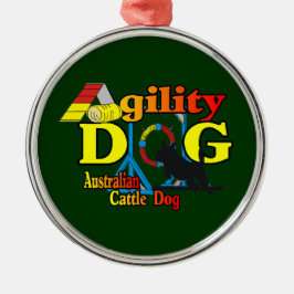 Australisches Rind Dog Agility Ornament Aus Metall