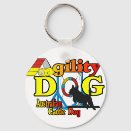 Australisches Rind Dog Agility Schlüsselanhänger