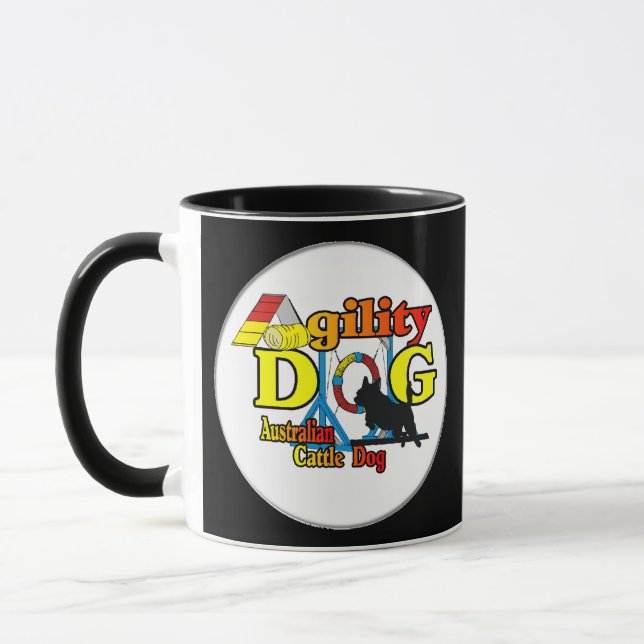 Australisches Rind Dog Agility Tasse (Links)