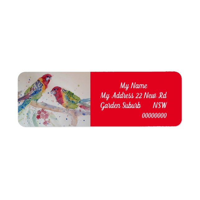 Australisches Rosella Parrot Bird (Vorne)