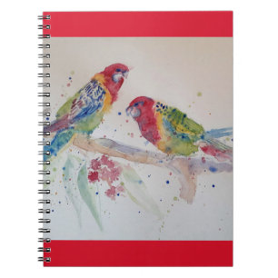 Australisches Rosella Parrot Bird Notizblock