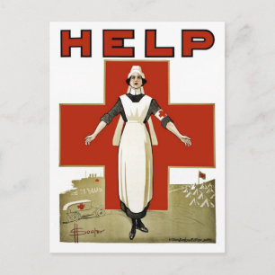 Australisches Rotes Kreuz Vintager Weltkrieg I Postkarte