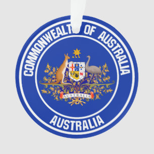 Australisches RundEmblem Ornament