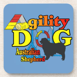 Australisches Shepherd-Agility Getränkeuntersetzer
