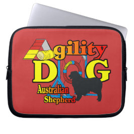Australisches Shepherd-Agility Laptopschutzhülle