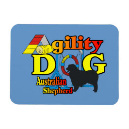 Australisches Shepherd-Agility Magnet
