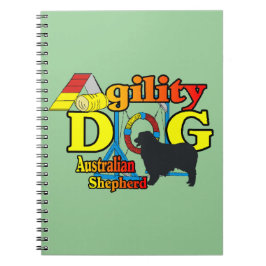 Australisches Shepherd-Agility Notizblock
