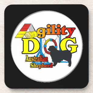 Australisches Shepherd-Agility Untersetzer