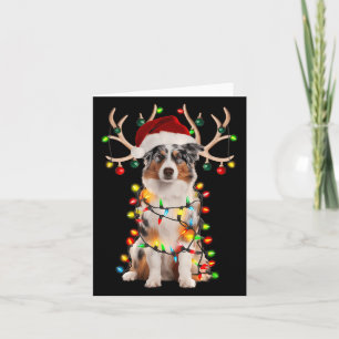 Australisches Shepherd Christmas Tree Shirt Austra Karte