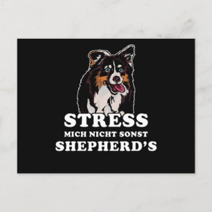 Australisches Shepherd-Sprichwort Postkarte