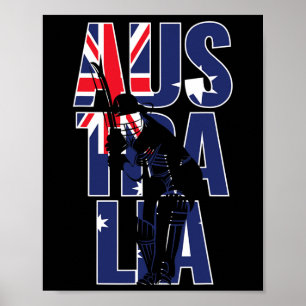 Australisches Supporter-Team Kit Geschenk Australi Poster