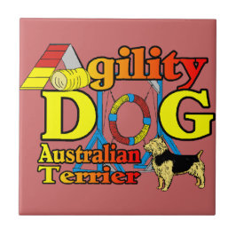 Australisches Terrier Agility Fliese