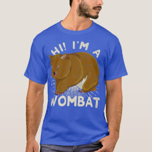 Australisches Tier Niedlich Wombat T-Shirt