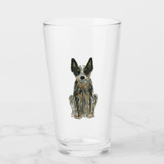 Australisches Vieh-Hundetrommel-Glas Glas